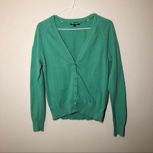 Brightly coloured cardigan